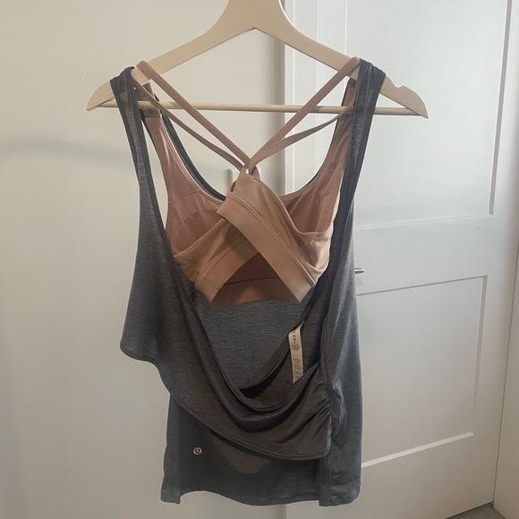 Lululemon Tank w/ Sports Bra - Picture 3 of 3